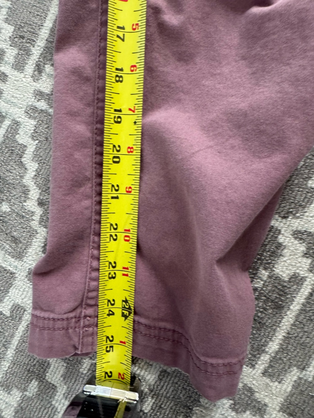 Old Navy Dusty Mauve OG Chino Pants High-Waisted OGC Chino Tapered Straight Pant - Picture 5 of 13
